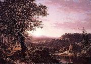 Frederic Edwin Church July Sunset, Berkshire County, Massachusetts Spain oil painting artist